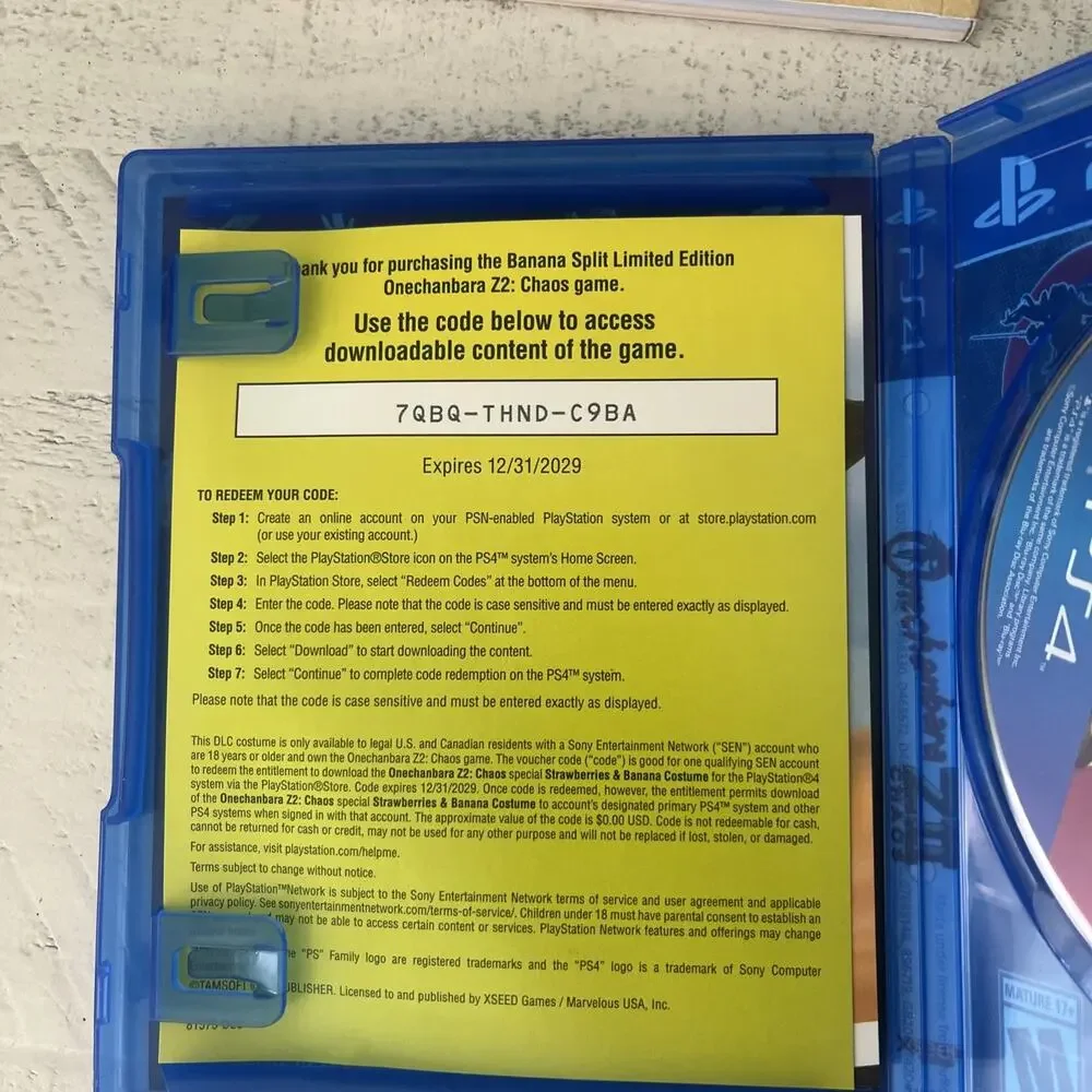 Onechanbara Z2: Chaos - Banana Split Limited Edition (Sony PlayStation 4, 2015)
